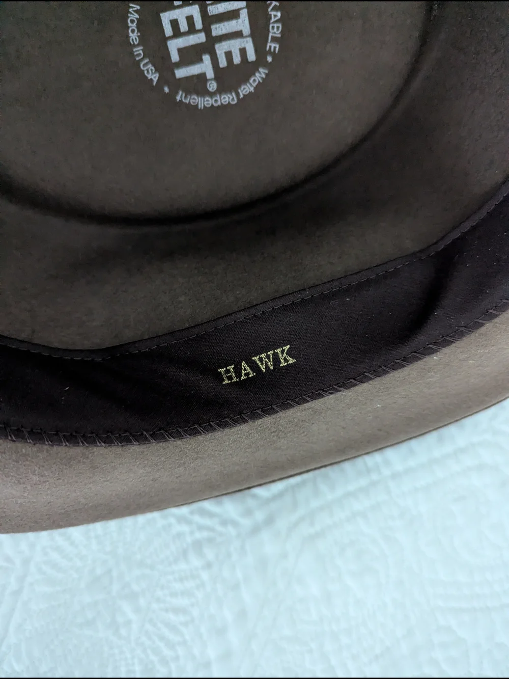 Bailey Men's Dark Brown Felt Western Outback Hat with Leather Band, New